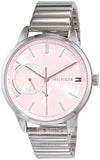 Tommy Hilfiger Brooke Pink Dial Silver Steel Strap Watch for Women - 1782020 Authentic Buy Shop Now