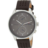 Tommy Hilfiger Chase Quartz Brown Dial Brown Leather Strap Watch for Men - 1791579 Authentic Buy Shop Now