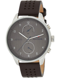 Tommy Hilfiger Chase Quartz Brown Dial Brown Leather Strap Watch for Men - 1791579 Authentic Buy Shop Now