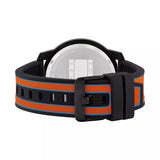 Tommy Hilfiger Wynwood Chronograph Black Dial Orange Silicone Strap Watch For Men - 1710583 Authentic Buy Shop Now