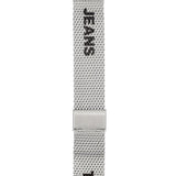 Tommy Hilfiger Digital Black Dial Silver Mesh Bracelet Watch For Men - 1791765 Authentic Buy Shop Now