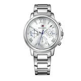 Tommy Hilfiger Claudia Silver Dial Silver Steel Strap Watch for Women - 1781741 Authentic Buy Shop Now