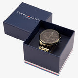 Tommy Hilfiger Mason Quartz Blue Dial Silver Steel Strap Watch for Men - 1791788 Authentic Buy Shop Now