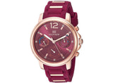 Tommy Hilfiger Claudia Red Dial Two Tone Steel Strap Watch for Women - 1781744 Authentic Buy Shop Now