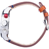 Tommy Hilfiger Trent Quartz Blue Dial Brown Leather Strap Watch for Men - 1791066 Authentic Buy Shop Now