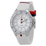 Tommy Hilfiger White Dial White Rubber Strap Watch for Women - 1781271 Authentic Buy Shop Now
