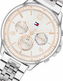 Tommy Hilfiger Harper Chronograph White Dial Silver Steel Strap Watch For Women - 1782222 Authentic Buy Shop Now
