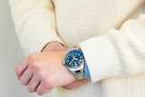 Tag Heuer Autavia Cosc GMT Automatic Blue Dial Silver Steel Strap Watch for Men - WBE511A.BA0650 Authentic Buy Shop Now
