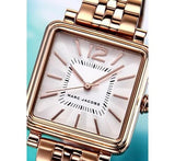 Marc Jacobs Vic Silver Dial Rose Gold Steel Strap Watch for Women - MJ3514 Authentic Buy Shop Now