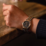 Tudor 1926 Automatic Black Dial Two Tone Steel Strap Watch for Men - M91651-0003 Authentic Buy Shop Now