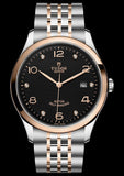 Tudor 1926 Automatic Diamonds Black Dial Two Tone Steel Strap Watch for Men - M91651-0004 Authentic Buy Shop Now