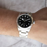 Tudor Black Bay Automatic Black Dial Silver Steel Strap Watch for Men - M79540-0001 Authentic Buy Shop Now