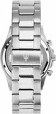 Maserati Competizione Chronograph Black Dial Silver Steel Strap Watch For Men - R8873600008 Authentic Buy Shop Now