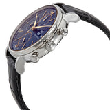 IWC Portofino Chronograph Blue Dial Black Leather Strap Watch for Men - IW391036 Authentic Buy Shop Now