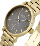 Marc Jacobs Baker Grey Dial Gold Steel Strap Watch for Women - MBM3281 Authentic Buy Shop Now