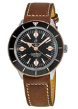 Breitling Superocean Heritage '57 Black Dial Brown Leather Strap Watch for Men - U10370121B1X1 Authentic Buy Shop Now