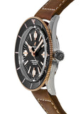 Breitling Superocean Heritage '57 Black Dial Brown Leather Strap Watch for Men - U10370121B1X1 Authentic Buy Shop Now