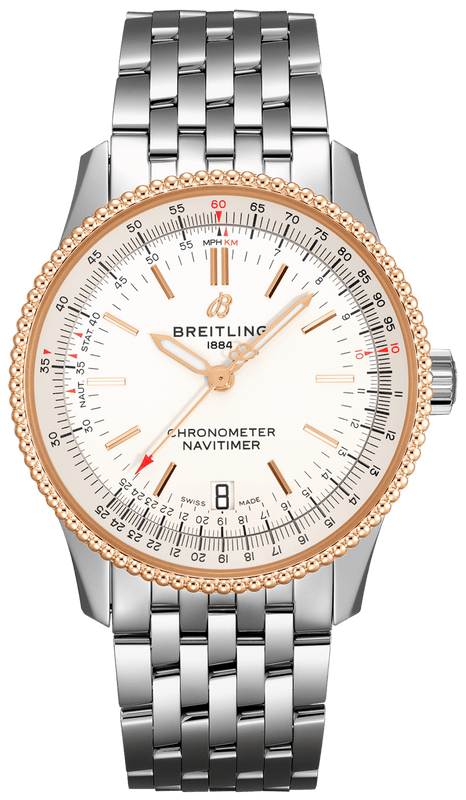 Breitling Navitimer Automatic 38mm Stainless Steel Mens Watch - A17325211G1A1 Authentic Buy Shop Now