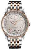 Breitling Navitimer Automatic 41 White Dial Two Tone Steel Strap Watch for Men - U17326211G1U1 Authentic Buy Shop Now