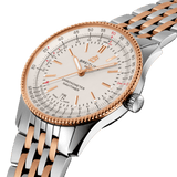 Breitling Navitimer Automatic 41 White Dial Two Tone Steel Strap Watch for Men - U17326211G1U1 Authentic Buy Shop Now