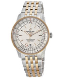 Breitling Navitimer Automatic 41 White Dial Two Tone Steel Strap Watch for Men - U17326211G1U1 Authentic Buy Shop Now