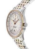 Breitling Navitimer Automatic 41 White Dial Two Tone Steel Strap Watch for Men - U17326211G1U1 Authentic Buy Shop Now