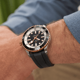 Breitling Superocean Automatic 42mm 18K Red Gold & Black Dial Black Rubber Strap Watch for Men - U17375211B1S1 Authentic Buy Shop Now