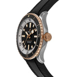 Breitling Superocean Automatic 42mm 18K Red Gold & Black Dial Black Rubber Strap Watch for Men - U17375211B1S1 Authentic Buy Shop Now