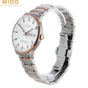 Mido Commander II Chronometer Automatic Silver Dial Two Tone Steel Strap Watch For Men - M021.431.22.031.00 Authentic Buy Shop Now