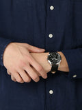 Fossil Townsman Multifunction Black Dial Black Leather Strap Watch for Men - FS5396 Authentic Buy Shop Now