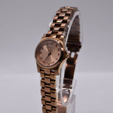 Marc Jacobs Dinky Rose Gold Dial Rose Gold Steel Strap Watch for Women - MBM3200 Authentic Buy Shop Now
