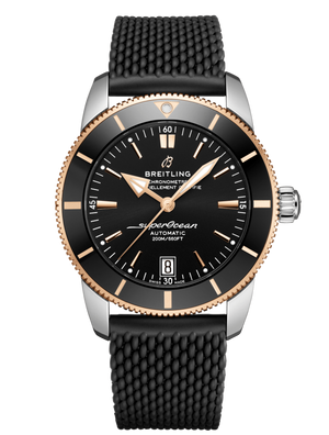 Breitling Superocean Heritage II B20 42mm Black Dial Black Mesh Bracelet Mens Watch - UB2010121B1S1 Authentic Buy Shop Now