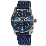 Breitling Superocean Heritage B20 Automatic 42 Blue Dial Blue Mesh Bracelet Watch for Men - UB2010161C1S1 Authentic Buy Shop Now