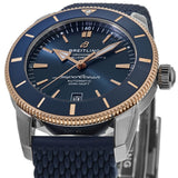 Breitling Superocean Heritage B20 Automatic 42 Blue Dial Blue Mesh Bracelet Watch for Men - UB2010161C1S1 Authentic Buy Shop Now
