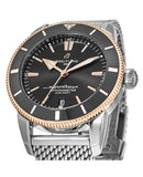 Breitling Superocean Heritage B20 Automatic 44 Black Dial Silver Mesh Bracelet Watch for Men - UB2030121B1A1 Authentic Buy Shop Now