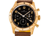 Breitling Avi 1953 Edition Black Dial Brown Leather Strap Watch for Men - RB0920131B1X1 Authentic Buy Shop Now