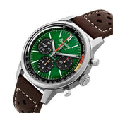 Breitling Top Time B01 Ford Mustang Green Dial Brown Leather Strap Watch for Men - AB01762A1L1X1 Authentic Buy Shop Now