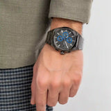 Fossil Everett Chronograph Grey Dial Grey Steel Strap Watch for Men - FS5830 Authentic Buy Shop Now