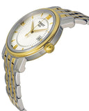 Tissot T Classic Bridgeport Automatic Mother of Pearl Dial Two Tone Steel Strap Watch for Women - T097.410.22.116.00 Authentic Buy Shop Now
