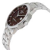 Tissot Luxury Powermatic 80 Brown Dial Silver Steel Strap Watch For Men - T086.407.11.291.00 Authentic Buy Shop Now