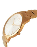 Calvin Klein City White Dial Rose Gold Steel Strap Watch for Men - K2G21646 Authentic Buy Shop Now