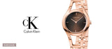 Calvin Klein Class Brown Dial Rose Gold Steel Strap Watch for Women - K6R2362K Authentic Buy Shop Now