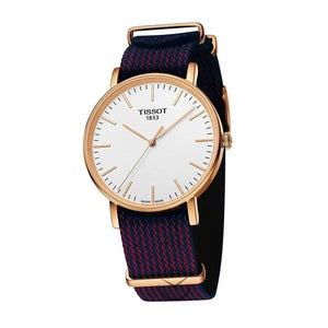 Tissot T Classic Everytime Medium White Dial Two Tone NATO Strap Watch for Men - T109.410.38.031.00 Authentic Buy Shop Now