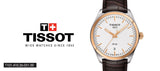 Tissot T Classic PR 100 Quartz White Dial Brown Leather Strap Watch for Men - T101.410.26.031.00 Authentic Buy Shop Now