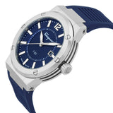 Salvatore Ferragamo F-80 Blue Dial Blue Rubber Strap Watch For Men - SFHY01022 Authentic Buy Shop Now