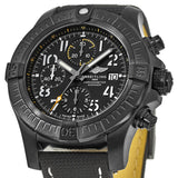 Breitling Avenger Chronograph 45mm Night Mission Black Dial Black Nylon Strap Watch for Men - V13317101B1X1 Authentic Buy Shop Now