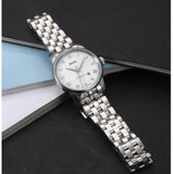 Mido Baroncelli III Automatic White Dial Silver Steel Strap Watch For Women - M7600.4.26.1 Authentic Buy Shop Now