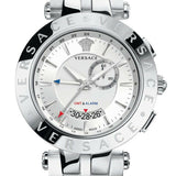 Versace Aion Chronograph White Dial Silver Steel Strap Watch for Men - VBR040017 Authentic Buy Shop Now