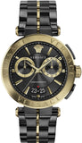 Versace Aion Chronograph Black Dial Black Steel Strap Watch for Men - VE1D01620 Authentic Buy Shop Now