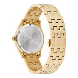Versace Greca Time Quartz Gold Dial Gold Steel Strap Watch For Men - VE3K00522 Authentic Buy Shop Now